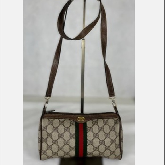 Gucci Brown Monogram crossbody - Picture 1 of 3